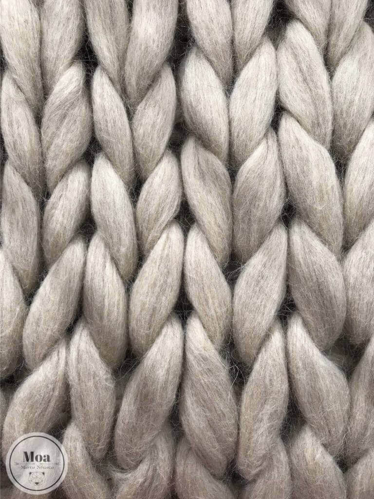 Mantas nordicas color beige